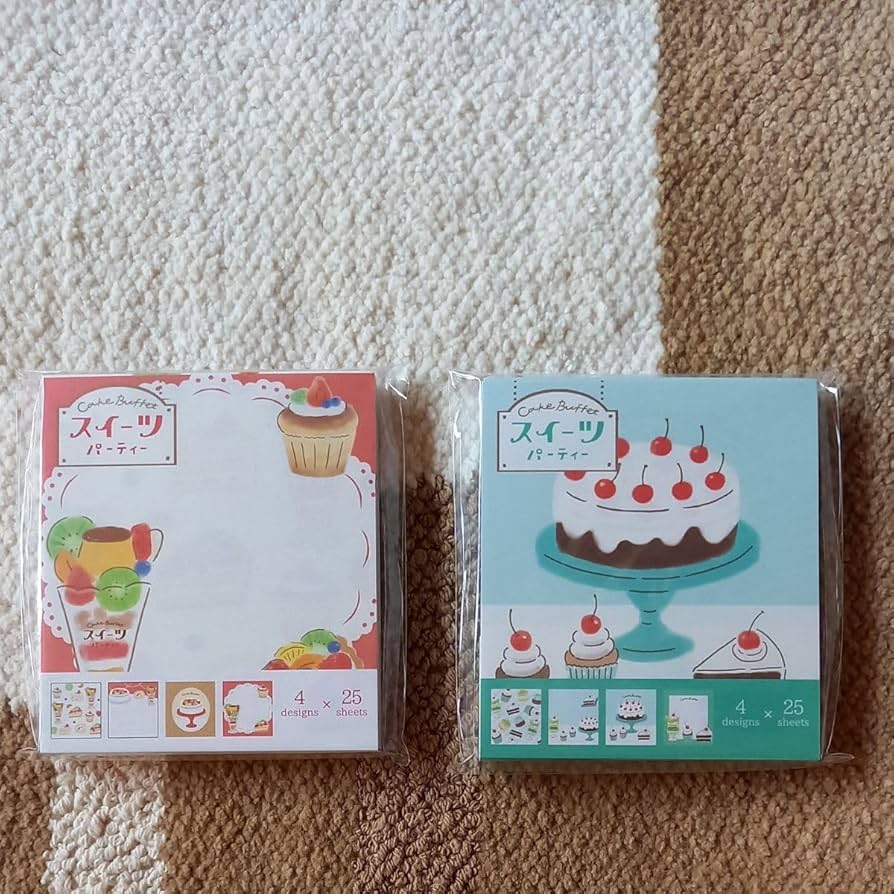 Amazon.co.jp: 品 イオン限定 古川紙工 メモ スイーツパーティー